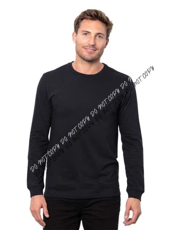 Epic CVC Long Sleeve T-Shirt - We Print U Press DTF Transfers