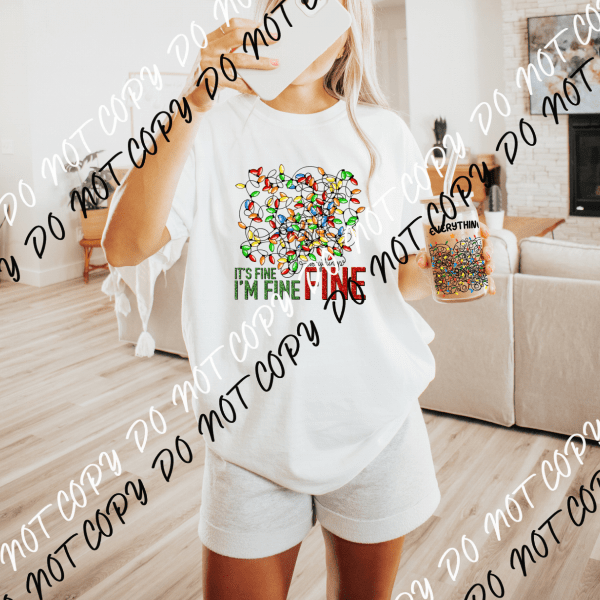 Everything is Fine DTF and UV Bundle - We Print U Press DTF Transfers