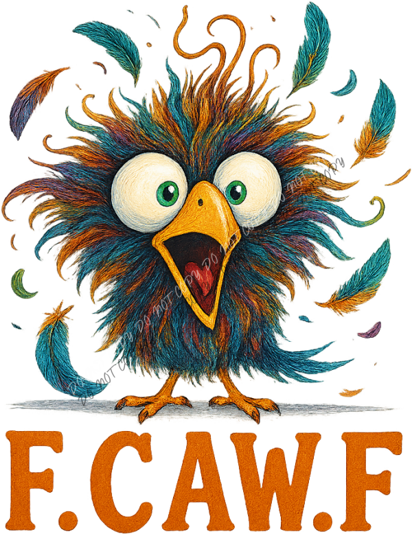 F.CAW.F Funny Bird DTF Transfer RTP DTF Transfers