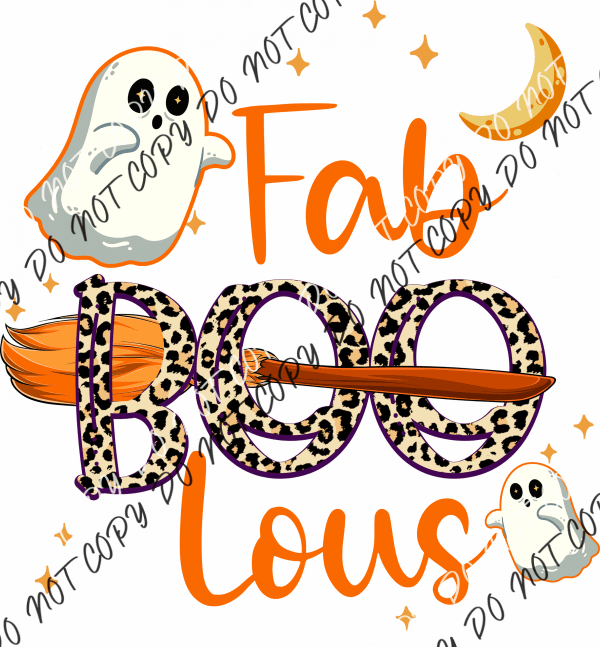 Fab Boo Lous Ghost Dtf Transfer Transfers