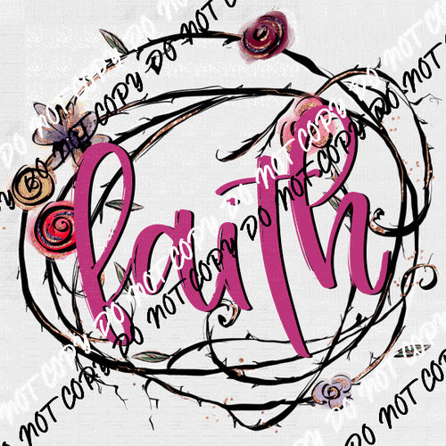 Faith Hope DTF Transfer - We Print U Press DTF Transfers