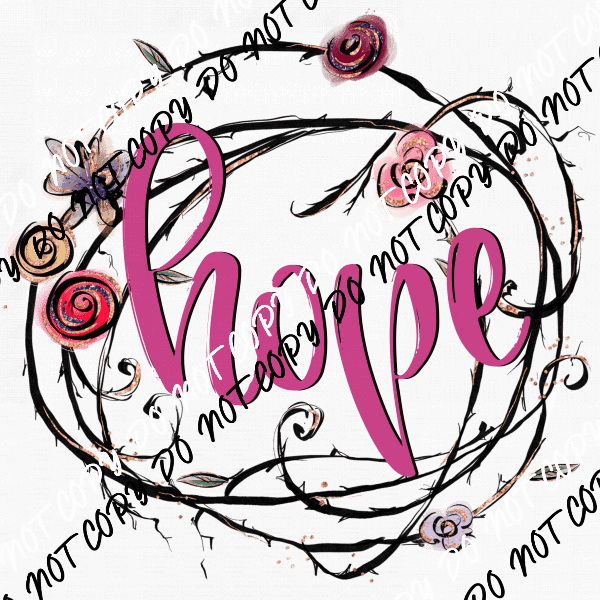 Faith Hope DTF Transfer - We Print U Press DTF Transfers