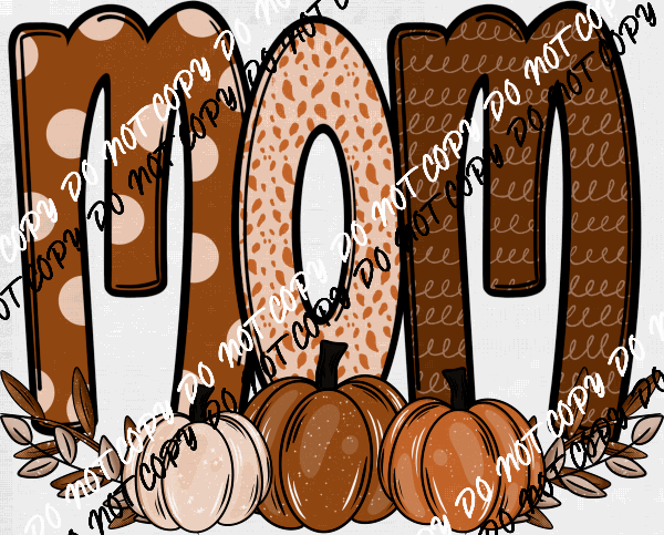 Fall Female Family Titles - DTF Transfer (See Title Options) - We Print U Press DTF Transfers