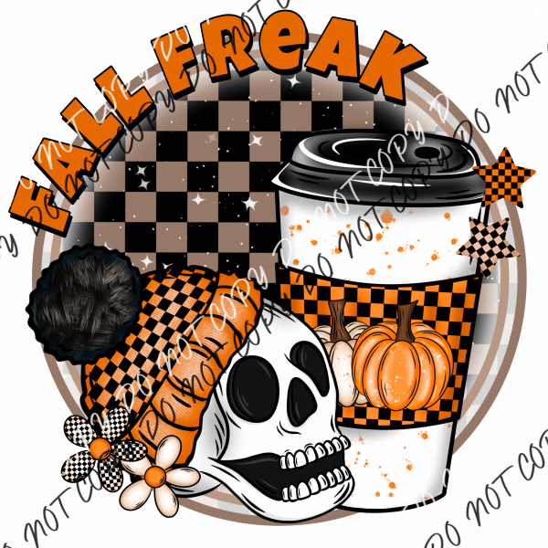 Fall Freak Skeleton Drink Dtf Transfer Rtp Transfers