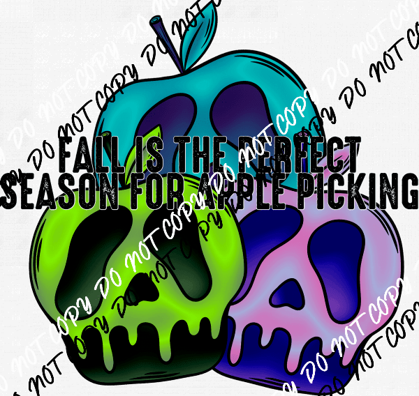 Fall is the Perfect Season for Apple Picking DTF Transfer - We Print U Press DTF Transfers