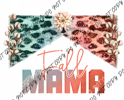 Fall Mama Leopard Dtf Transfer