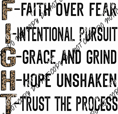 Fight DTF Transfer - We Print U Press DTF Transfers