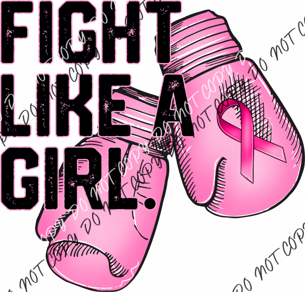 Fight Like A Girl Boxing Gloves Dtf Transfer Rtp Transfers