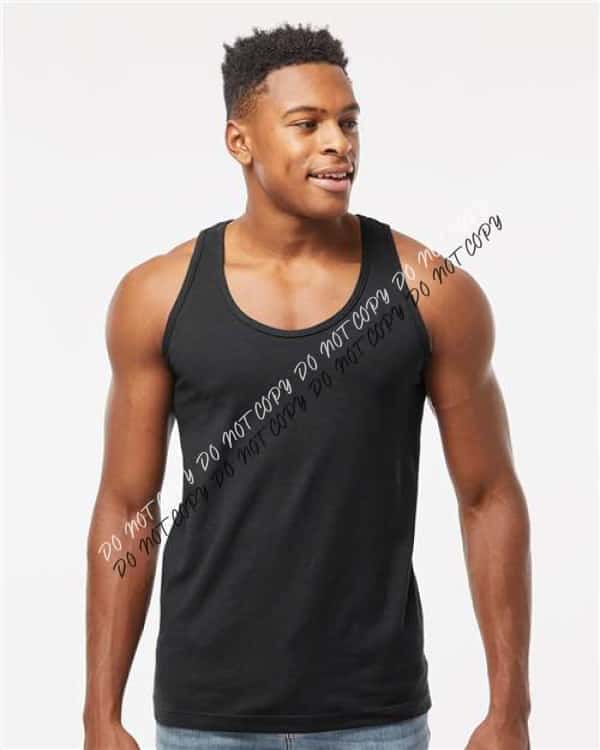 Fine Jersey Tank Top - We Print U Press DTF Transfers