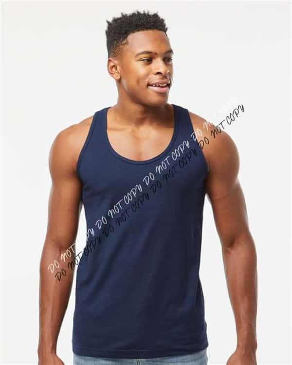 Fine Jersey Tank Top - We Print U Press DTF Transfers