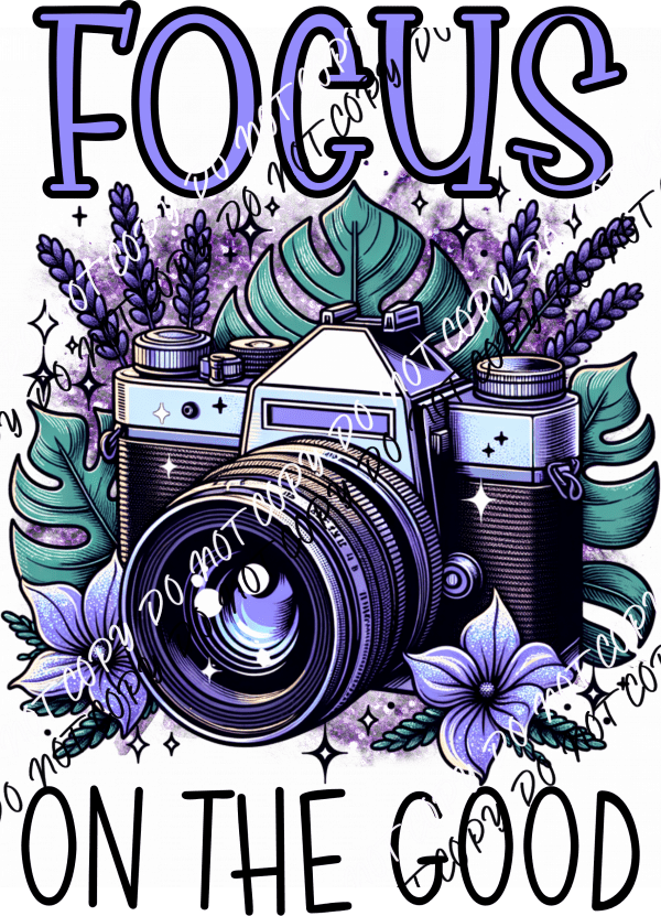 Focus Camera DTF Transfer - We Print U Press DTF Transfers