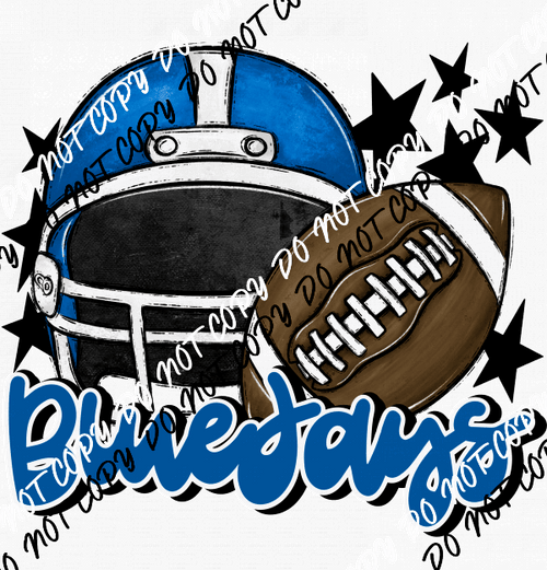 Football Helmet BlueJays DTF Transfer - We Print U Press DTF Transfers