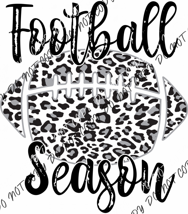 Football Season Leopard Ball Dtf Transfer