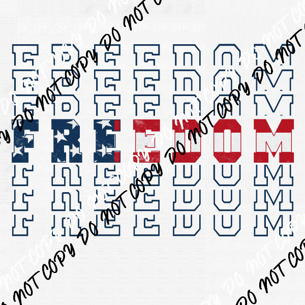 Freedom DTF Transfer - We Print U Press DTF Transfers