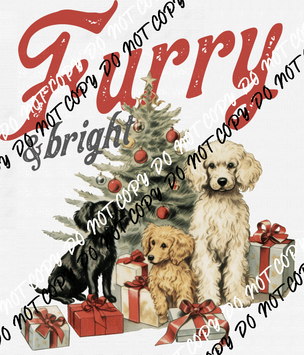 Furry and Bright DTF Transfer - We Print U Press DTF Transfers