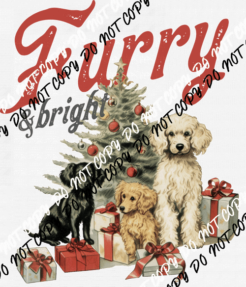 Furry and Bright DTF Transfer - We Print U Press DTF Transfers