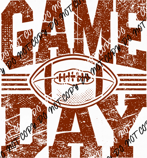 Game Day Football DTF Transfer - We Print U Press DTF Transfers