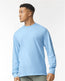 Garment - Dyed Heavyweight Long Sleeve T-Shirt - Berry - We Print U Press DTF Transfers