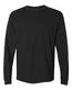 Garment - Dyed Heavyweight Long Sleeve T-Shirt - Black - We Print U Press DTF Transfers