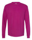 Garment - Dyed Heavyweight Long Sleeve T-Shirt - Boysenberry - We Print U Press DTF Transfers