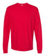 Garment - Dyed Heavyweight Long Sleeve T-Shirt - Red - We Print U Press DTF Transfers