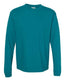 Garment - Dyed Heavyweight Long Sleeve T-Shirt - Topaz Blue - We Print U Press DTF Transfers