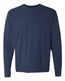 Garment - Dyed Heavyweight Long Sleeve T-Shirt - True Navy - We Print U Press DTF Transfers