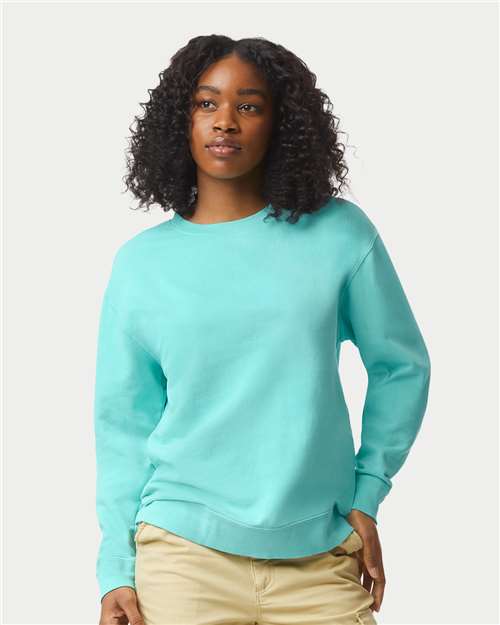 Garment - Dyed Lightweight Fleece Crewneck Sweatshirt - We Print U Press DTF Transfers