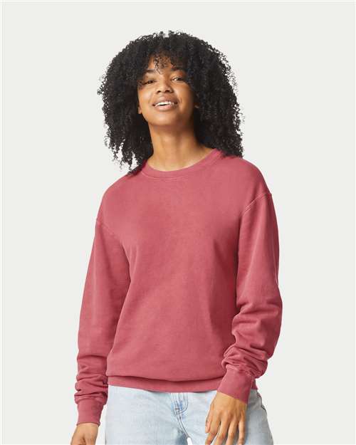 Garment - Dyed Lightweight Fleece Crewneck Sweatshirt - We Print U Press DTF Transfers