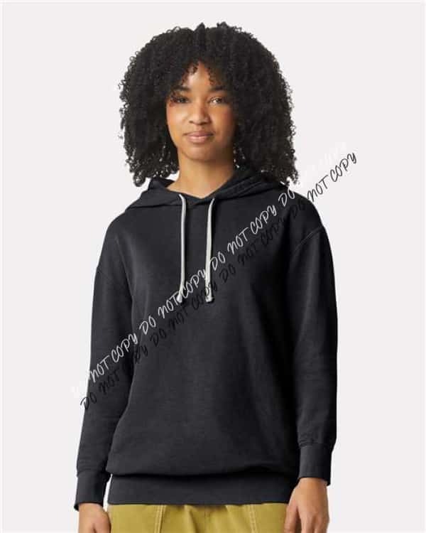 Garment - Dyed Lightweight Fleece Hooded Sweatshirt - We Print U Press DTF Transfers