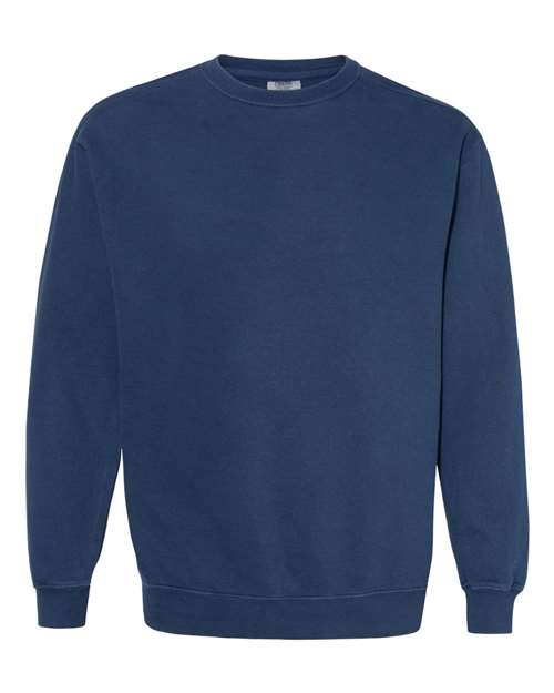 Garment - Dyed Sweatshirt - True Navy - We Print U Press DTF Transfers