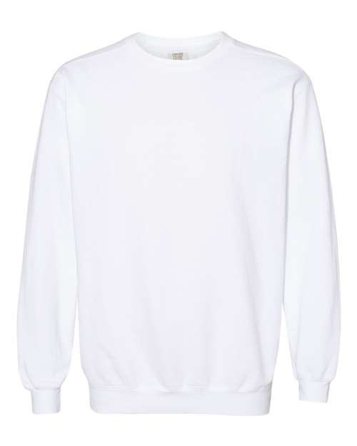 Garment - Dyed Sweatshirt - White - We Print U Press DTF Transfers