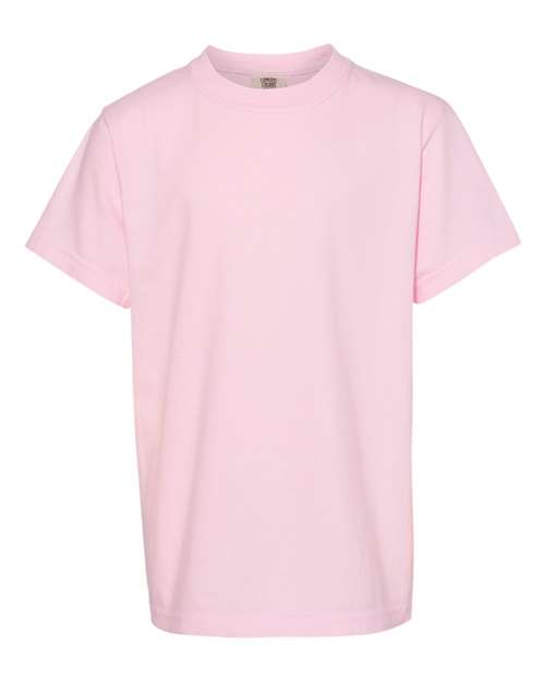 Garment - Dyed Youth Heavyweight T-Shirt - Blossom - We Print U Press DTF Transfers