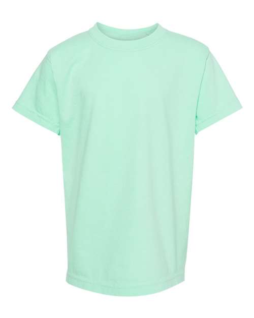 Garment - Dyed Youth Heavyweight T-Shirt - Island Reef - We Print U Press DTF Transfers