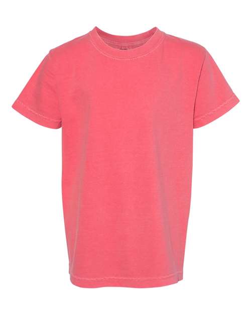 Garment - Dyed Youth Heavyweight T-Shirt - Watermelon - We Print U Press DTF Transfers