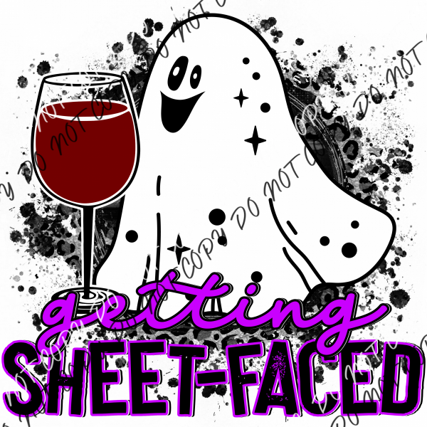 Getting Sheet Faced Ghost Dtf Transfer