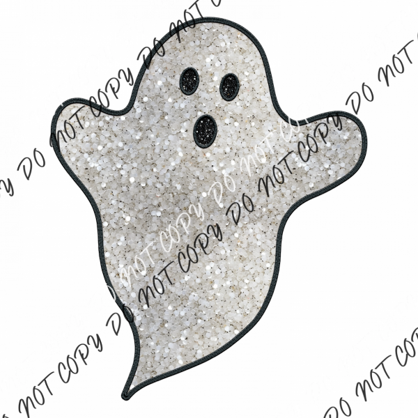 Ghost Faux Sequins Dtf Transfer Transfers