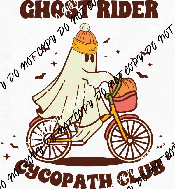 Ghost Rider Cycopath Club DTF Transfer - We Print U Press DTF Transfers