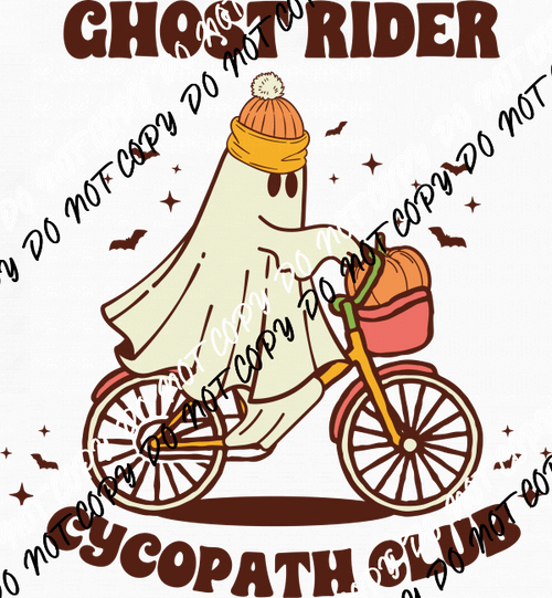 Ghost Rider Cycopath Club DTF Transfer - We Print U Press DTF Transfers