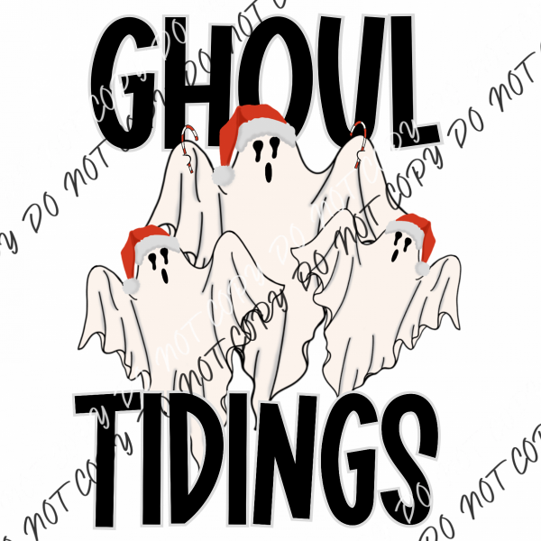 Ghoul Tidings Dtf Transfer Transfers