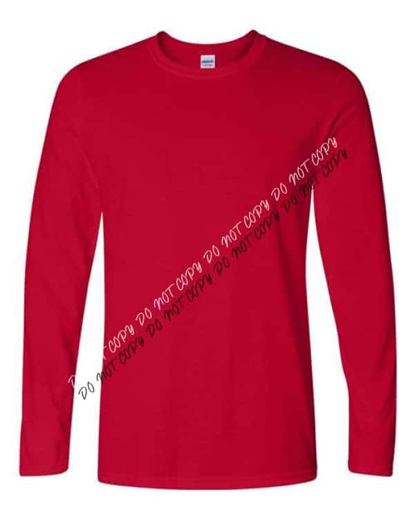 Gildan Softstyle® Long Sleeve T-Shirt - We Print U Press DTF Transfers