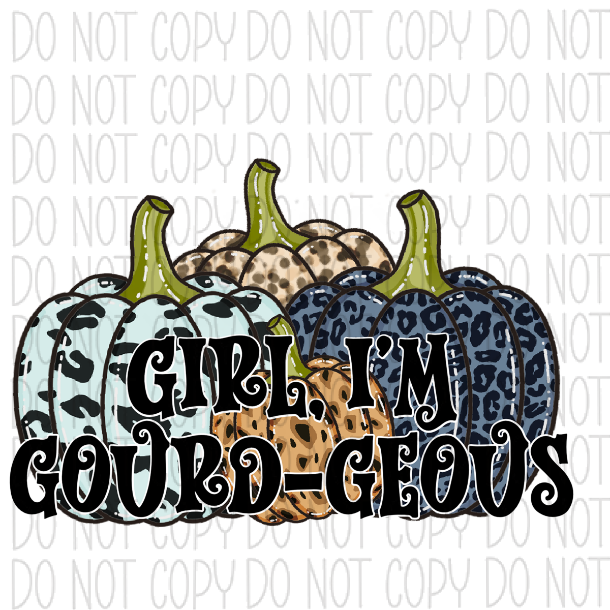 Girl Im Gourd-Geous Pumpkins Dtf Transfer Rtp Transfers