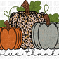 Give Thanks Pumpkins Dtf Transfer