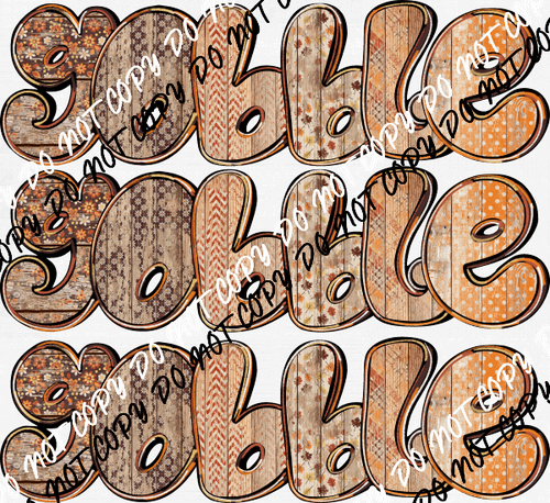 Gobble 3X DTF Transfer - We Print U Press DTF Transfers