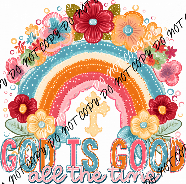 God Is Good DTF Transfer - We Print U Press DTF Transfers