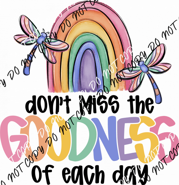 Goodness Rainbow DTF Transfer - We Print U Press DTF Transfers