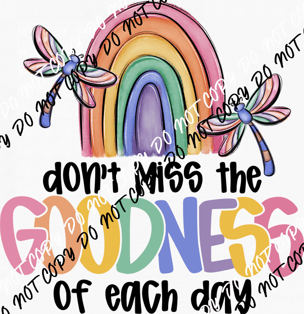 Goodness Rainbow DTF Transfer - We Print U Press DTF Transfers