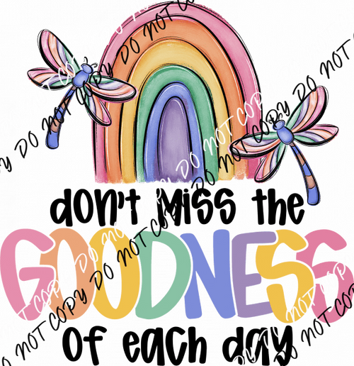 Goodness Rainbow DTF Transfer - We Print U Press DTF Transfers