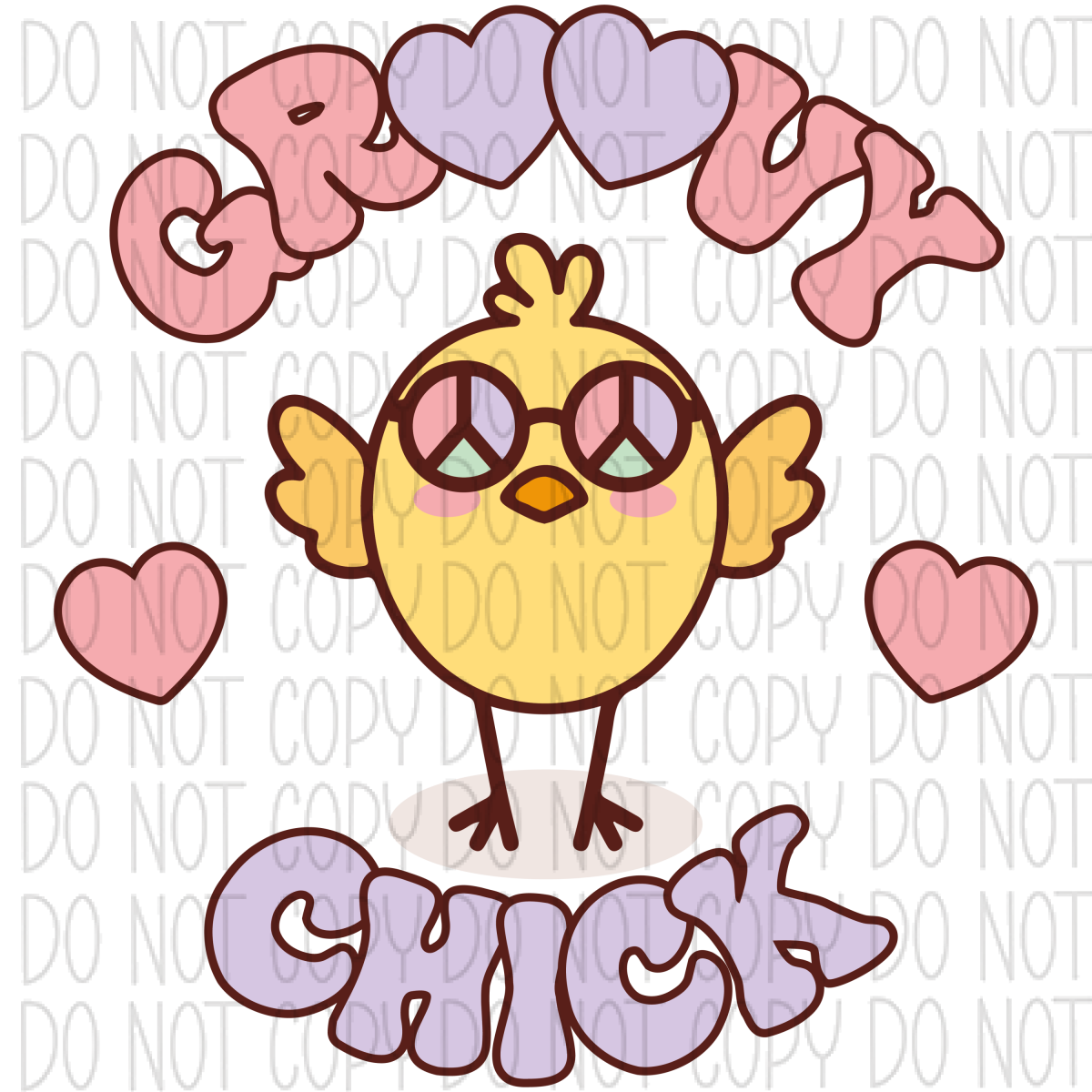 Groovy Chick Dtf Transfer
