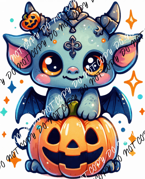 Halloween Baby Gargoyle DTF Transfer - We Print U Press DTF Transfers